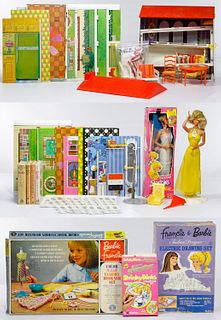 Barbie Living Lively House #4961 (1971) and Assortment