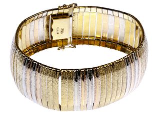 18k Multi-Color Gold Bracelet