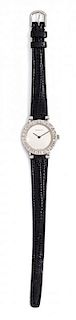 A Sterling Silver Atlas Wristwatch, Tiffany & Co., 11.30 dwts.