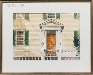 Robert Larsen (American, 20th Century) Franklin Pierce Homestead. Signed and dated "LARSEN 2010" l.l. Watercolor on paper/board, sight