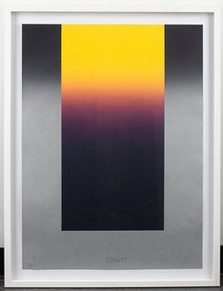 Larry Bell Untitled Lithograph in Colors, 1989