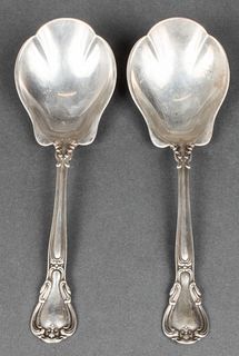 Gorham Sterling Silver Serving Spoons, 2
