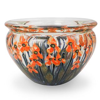 John Lotton Large Art Glass Bowl