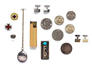 A Collection of Jewelry and Coins,