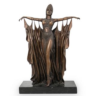 After Demetre Chiparus (Romanian 1886-1947) Bronze Dancer