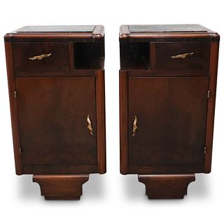 Pair Of French Art Deco Night Tables