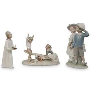 (2 Pc) Lladro Porcelain Grouping