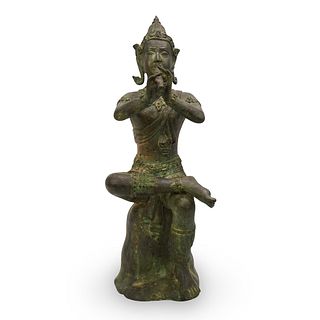 Antique Bronze Thai Figure