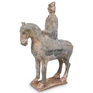 Chinese Ming Style Ceramic Horse