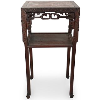 Chinese Wood Carved Pedestal