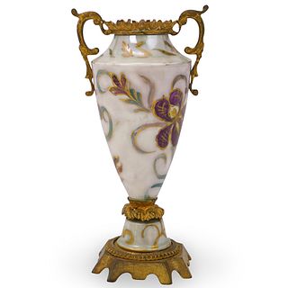 Sevres French Enamel Porcelain Vase