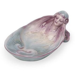 Art Nouveau Style Porcelain Soap Dish