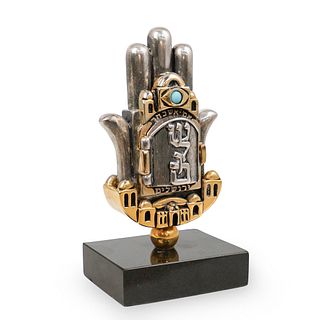 Gold & Silver Plated Judaica Statue