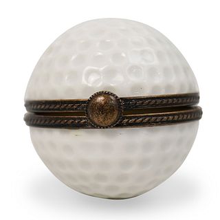 Limoges "Golf Ball" Trinket Box