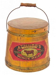 ATMORE'S COUNTRY STORE ADVERTISING MINCE MEAT BUCKET
