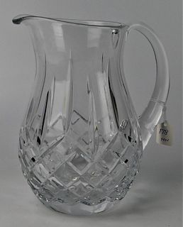 WATERFORD LARGE CUT CRYSTAL HEAVY WATER PITCHER