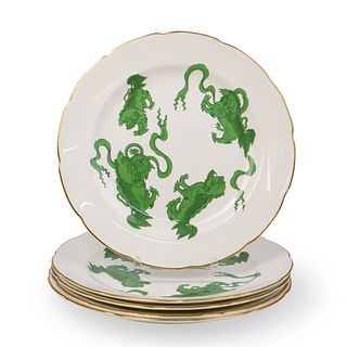 (5 Pc) Wedgwood "Chinese Tigers" Porcelain Plates