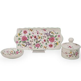 (3 Pc) James Kent Staffordshire Porcelain Set