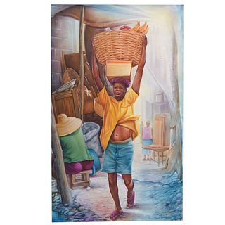 Diems Joseph (Haitian, 20th Cent.) Oil On Canvas