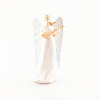 Lladro Porcelain Figurine, Angel With Mandolin 01007088