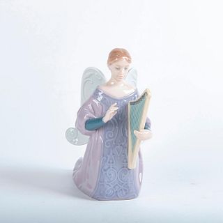 Lladro Porcelain Figurine, Harp Cantata Angel 01008178