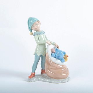 Lladro Porcelain Figurine, Santas Sack Of Dreams 01006894