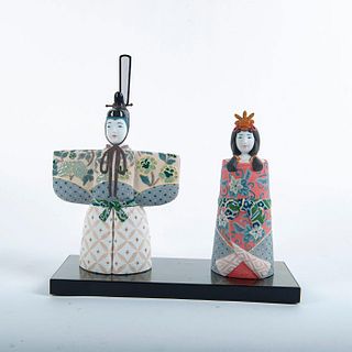 2 Lladro Figurines, Tachibina Empress and Emperor 01008437