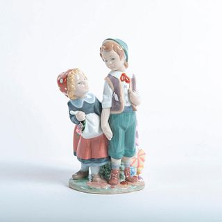 Lladro Figural Group, Hansel And Gretel 01008658