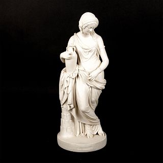 Copeland Parian Porcelain Large Figure, Rebekah