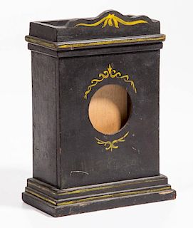 AMERICAN PAINT-DECORATED WATCH HUTCH