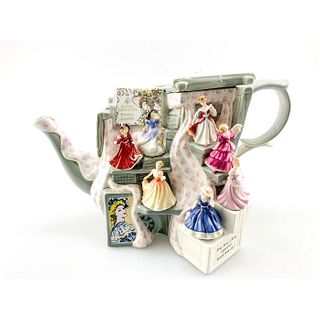 Royal Doulton Cardew Teapot Tiny Pretty Ladies Market Stall