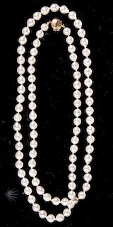 GUMP'S LADY'S PEARL NECKLACE