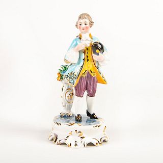 Italian Porcelain Figurine, Victorian Boy