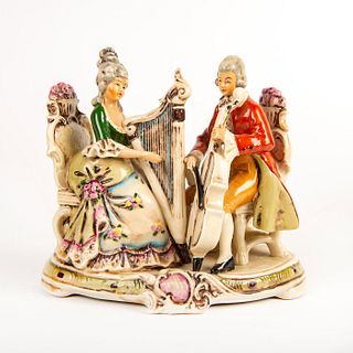 Vintage German Figural Group, The Duet