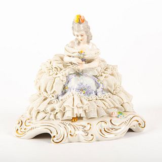 San Marco Figurine, Lady With Flowers