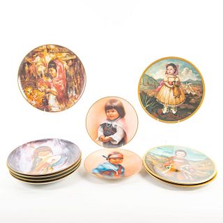 10 Collectible Ceramic Children Plates