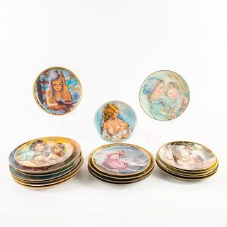 20  Assorted Decorative Plates Mother  And Children