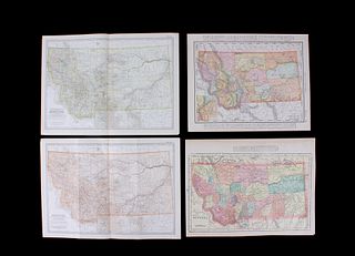 Century Co & Atlas of the World Montana Maps 1897