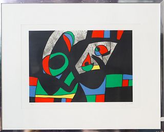 After Joan Miró (1893-1983) Signed Lithograph