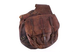 U.S. Military Cavalry Leather Saddle Bags
