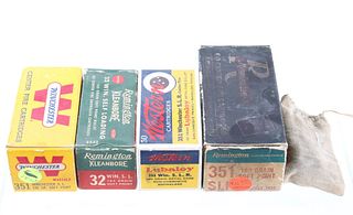 Collection of Vintage 351 & .32 Win Ammunition