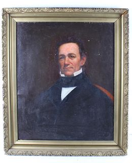 1844 Florida Pastor Portrait Framed Painting