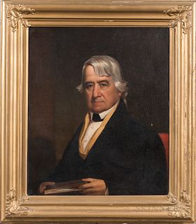 Jacob Eichholtz (Pennsylvania, 1776-1842), Portrait of Adam Reigart Jr., c. 1835, Unsigned., Condition: Small puncture.Note: Adam Reiga