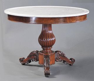 French Charles X Center Table