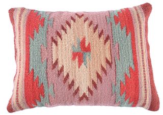 Cuatro Estancias Rojo Verdoso Wool Pillow by Ruiz