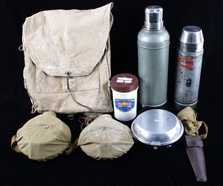 Collection of Boyscout Travel Messkits & Backpack