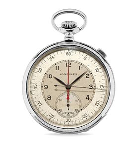 Longines - Longines Chronostop pocket watch, ‘40s