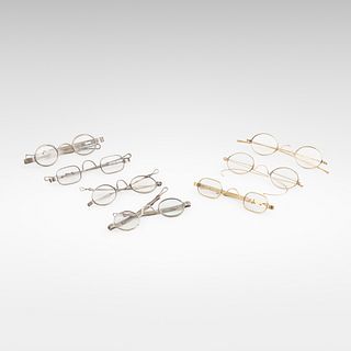 19th Century, collection of twelve spectacles