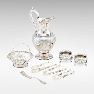 American and English, collection of eight tablewares
