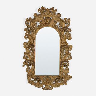 Continental, Baroque style mirror